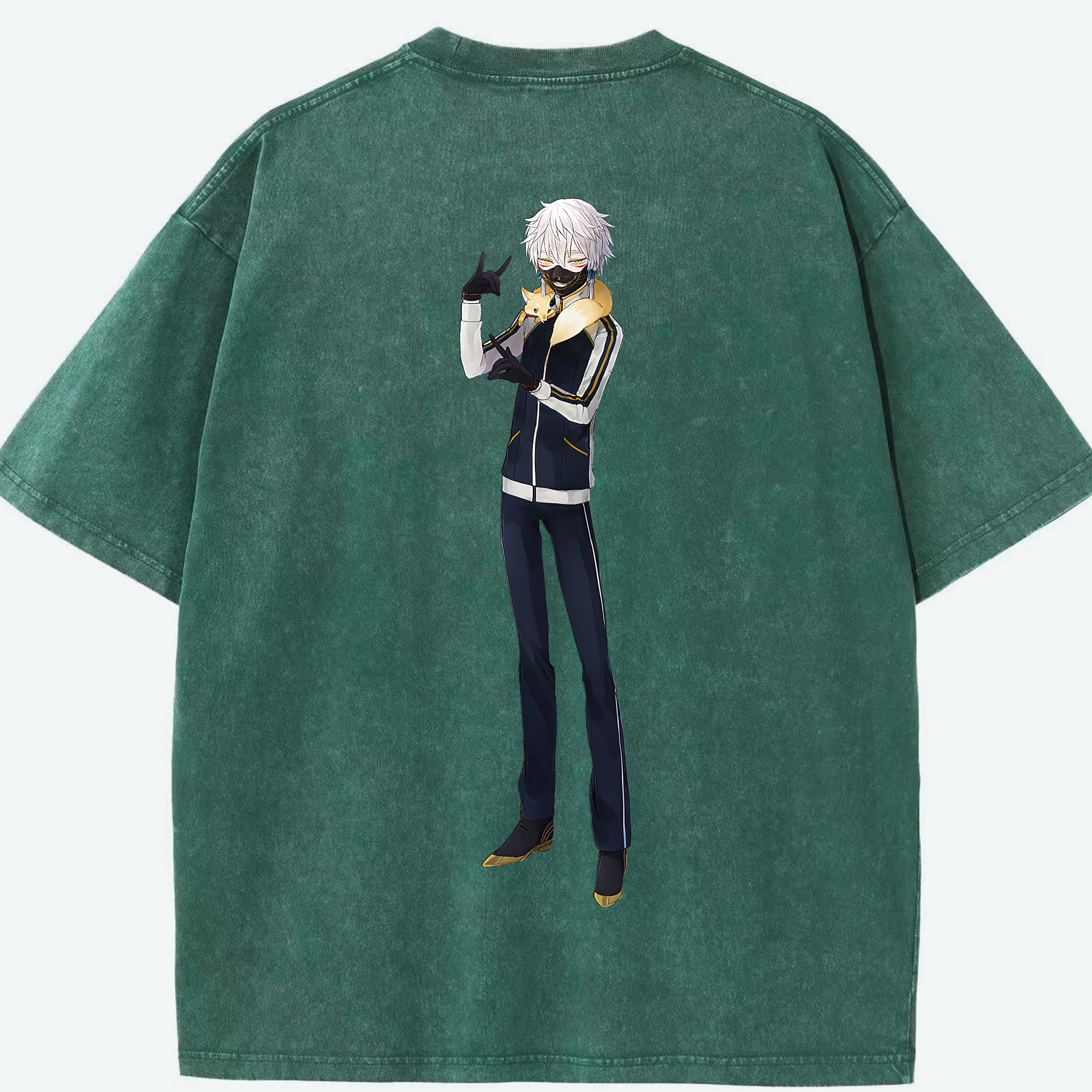 （画像用） 刀剣乱舞 Touken Ranbu 綿100% ヴィンテージ風 半袖Tシャツ（背面プリント）